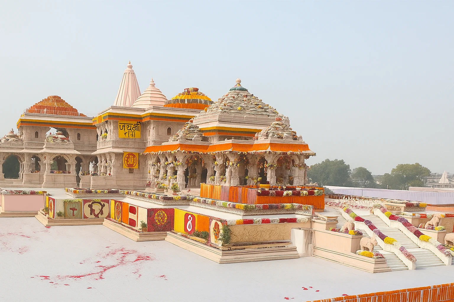 Ram Mandir Ayodhya landscape view